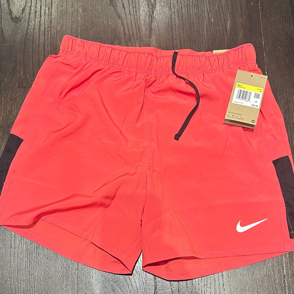Nike Bright Red Sports Shorts